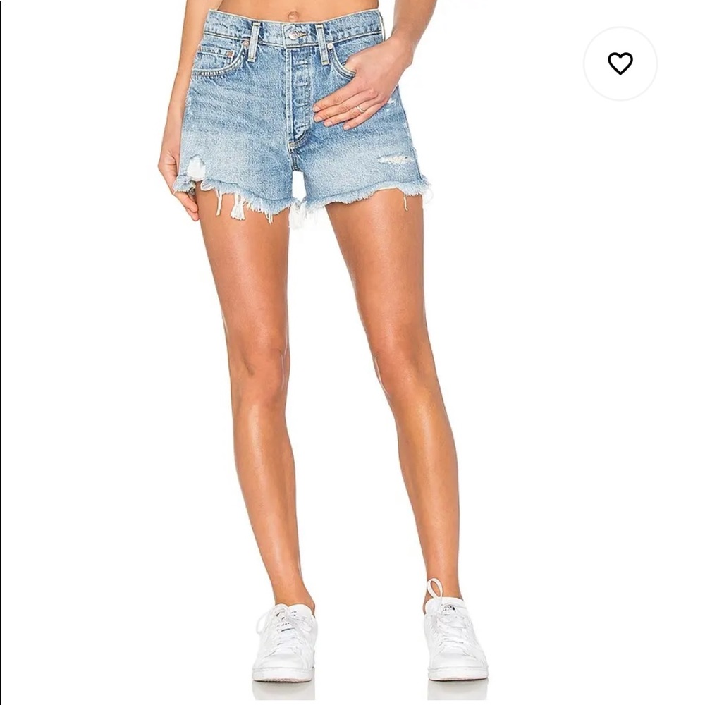 Agolde Parker Vintage Cut Off Short in Swapmeet
